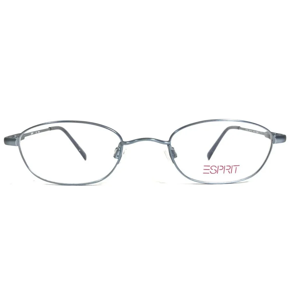 Esprit Petite Eyeglasses Frames ET17393 COLOR-543 Blue Round Full Rim 48-21-135